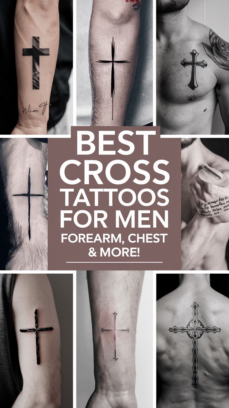 Cross Tattoo on Men